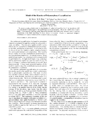 Model of the Kinetics of Polymorphous Crystallization thumbnail