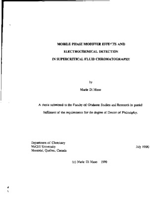 Mobile phase modifier effects and electrochemical detection in supercritical fluid chromatography thumbnail