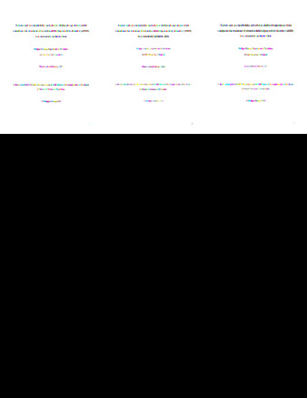 The factors that complicate the diagnosis and treatment by primary care physicians of children with attention- deficit /hyperactivity disorder (ADHD) thumbnail