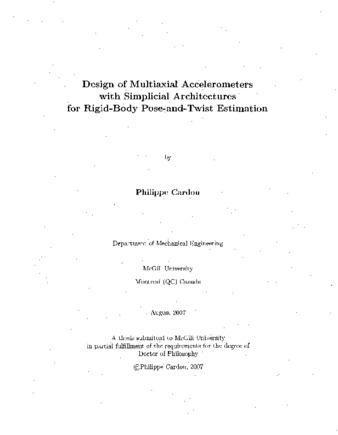 Design of multiaxial accelerometers with simplicial architectures for rigid-body pose-and-twist estimation thumbnail