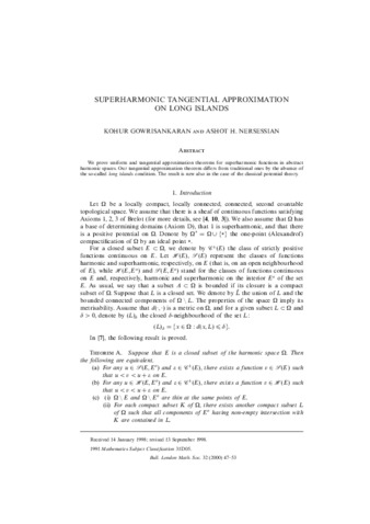 Superharmonic tangential approximation on long islands thumbnail