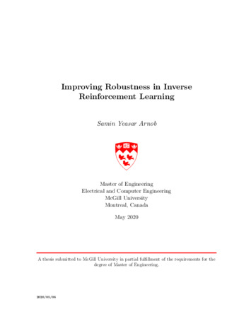 Improving robustness in inverse reinforcement learning thumbnail