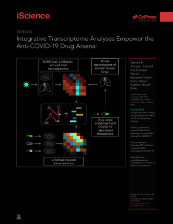 Integrative Transcriptome Analyses Empower the Anti-COVID-19 Drug Arsenal thumbnail