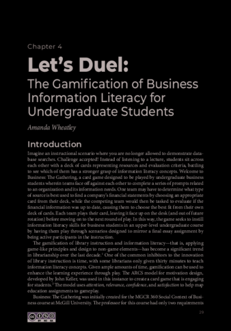 Let’s duel: The gamification of business information literacy for undergraduate students thumbnail