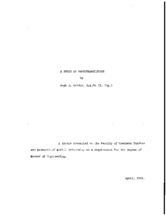 A study of phototransistors. thumbnail