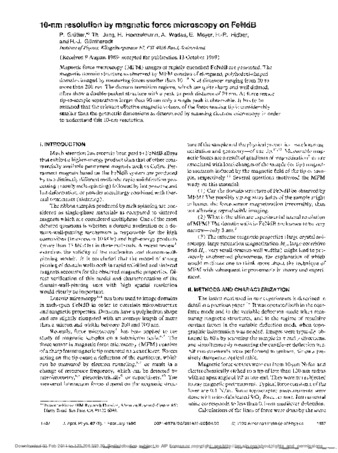 10-nm resolution by magnetic force microscopy on FeNdB thumbnail