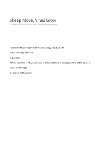 Sheep move, vines grow. Differences and comparisons in the Pre-Pyrenees thumbnail