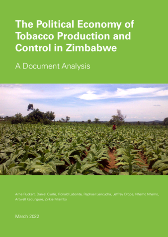 The Political Economy of Tobacco Production and Control in Zimbabwe: A Document Analysis thumbnail
