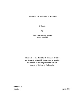 Synthesis and structure of amidines. thumbnail