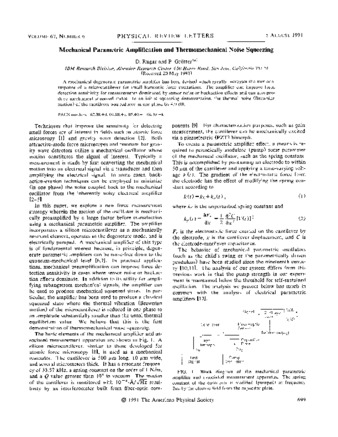 Mechanical parametric amplification and thermomechanical noise squeezing thumbnail