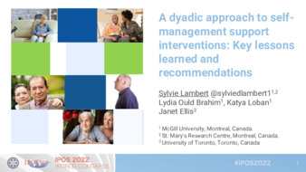 A dyadic approach to self-management support interventions: Key lessons learned and recommended thumbnail