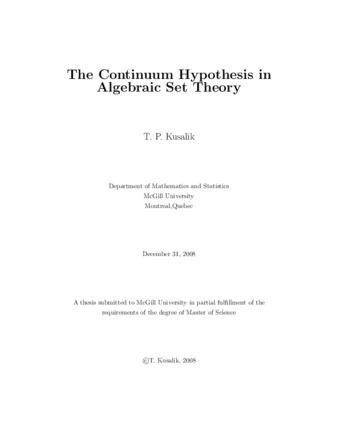 The continuum hypothesis in algebraic set theory thumbnail