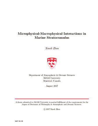 Microphysical-macrophysical interactions in marine stratocumulus thumbnail