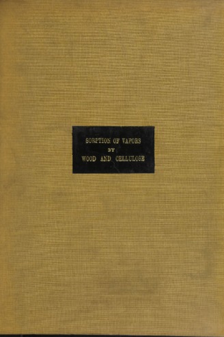 The sorption of vapors by wood and cellulose. thumbnail