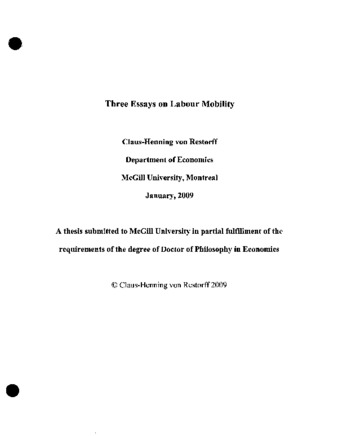 Three essays on labour mobility thumbnail