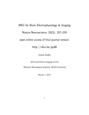 Magnetoencephalography for brain electrophysiology and imaging thumbnail