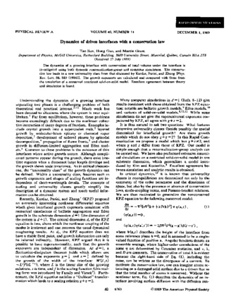 Dynamics of driven interfaces with a conservation law thumbnail