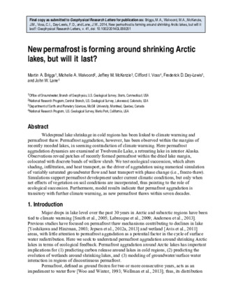 New permafrost is forming around shrinking Arctic lakes, but will it last? thumbnail