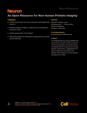 An Open Resource for Non-human Primate Imaging thumbnail