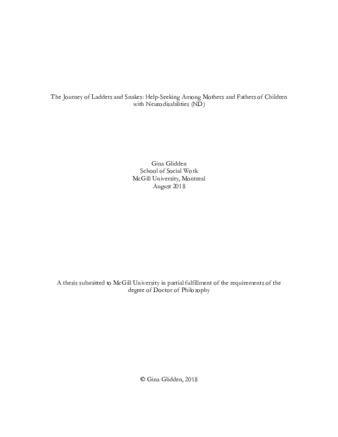 The journey of ladders and snakes: help-seeking among mothers and fathers of children with neurodisabilities (ND) thumbnail