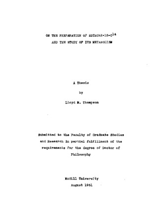 On the preparation of estrone-16-C14 and the study of its metabolism. thumbnail