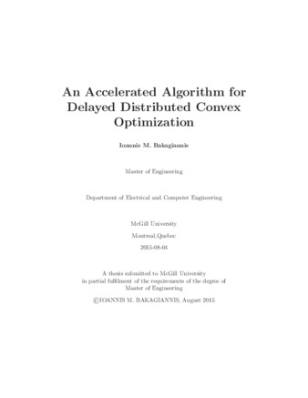 An accelerated algorithm for delayed distributed convex optimization thumbnail