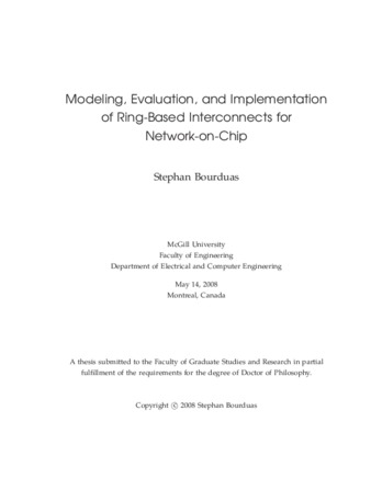 Modeling, evaluation, and implementation of ring-based interconnects for network-on-chip thumbnail