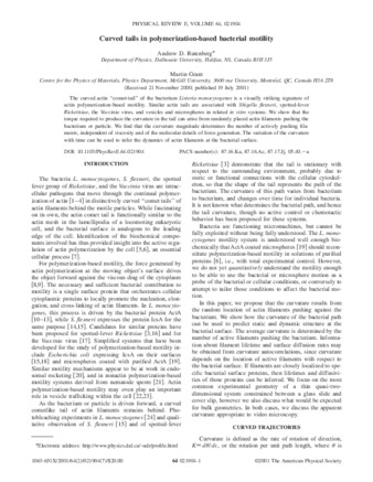 Curved tails in polymerization-based bacterial motility thumbnail