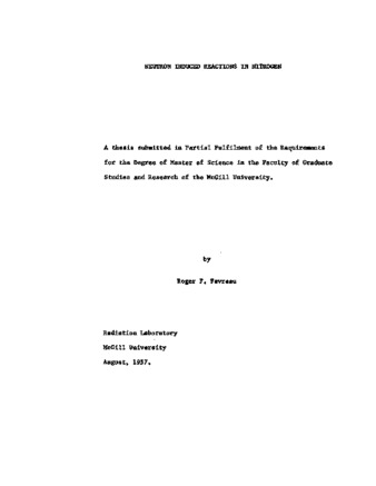 Neutron induced reactions in nitrogen. thumbnail