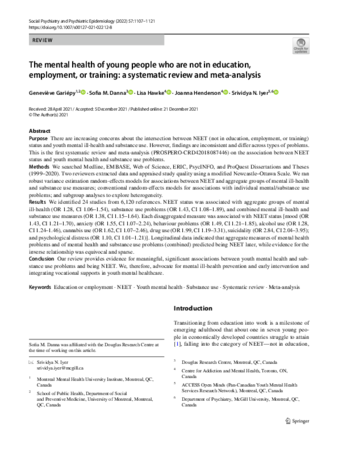 Don't Forget the Caregivers! A Discrete Choice Experiment Examining Caregiver Views of Integrated Youth Services thumbnail