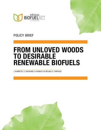 From Unloved Woods to Diserable Renewable Biofuels thumbnail