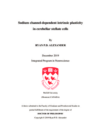 Sodium channel-dependent intrinsic plasticity in cerebellar stellate cells thumbnail