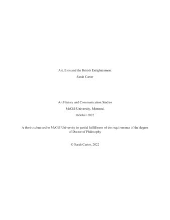 Art, Eros and the British Enlightenment thumbnail