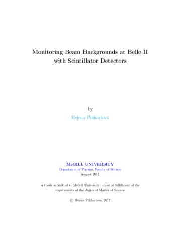 Monitoring bean backgrounds at Belle II with scintillator detectors thumbnail
