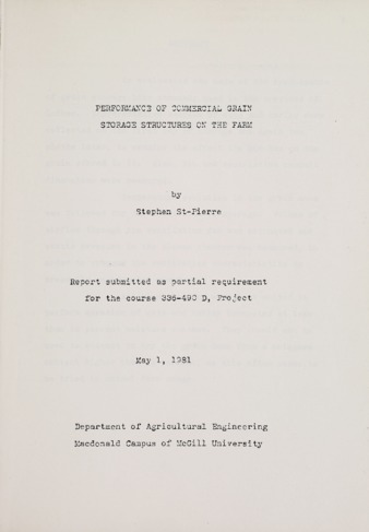 Performance of Commercial Grain Storage Structures on the Farm thumbnail