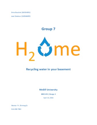 H2Ome: Recylcing water in your basement thumbnail