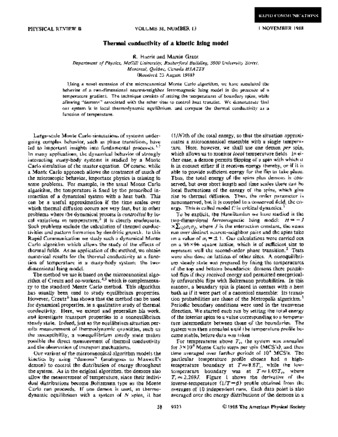 Thermal conductivity of a kinetic Ising model thumbnail