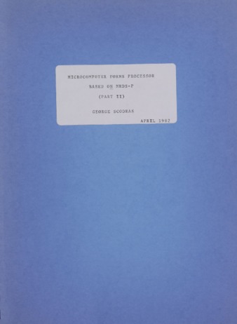 Microcomputer Froms Processor Based on MRDS-P (Part II) thumbnail