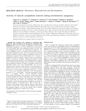 Activity of muscle sympathetic neurons during normotensive pregnancy thumbnail