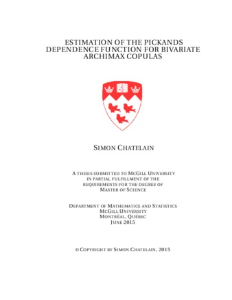 Estimation of the Pickands dependence function for bivariate Archimax copulas thumbnail