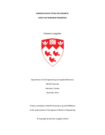 Sodium sulfate attack on concrete: Effect on transport properties thumbnail