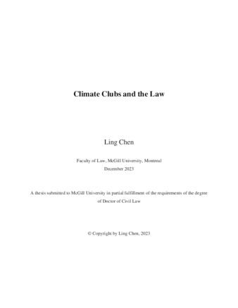 Climate Clubs and the Law thumbnail