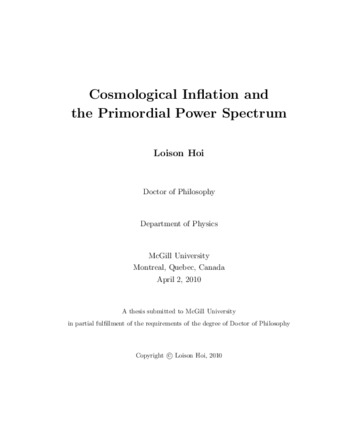 Cosmological inflation and the primordial power spectrum thumbnail