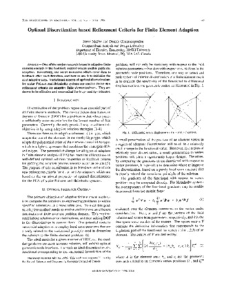 Optimal discretization based refinement criteria for finite element adaption thumbnail