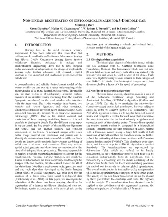 Non-linear registration of histological images for 3-D middle-ear modelling thumbnail