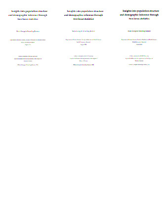 Insights into population structure and demographic inference through two-locus statistics thumbnail