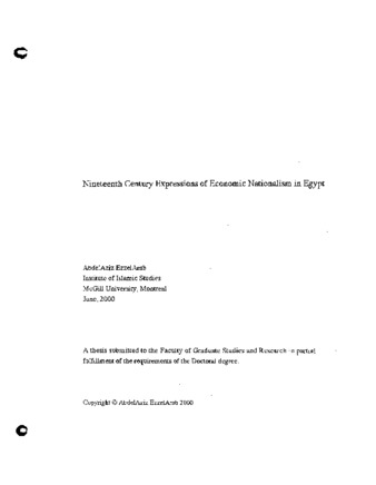 Nineteenth Century Expressions of Economic Nationalism in Egypt thumbnail