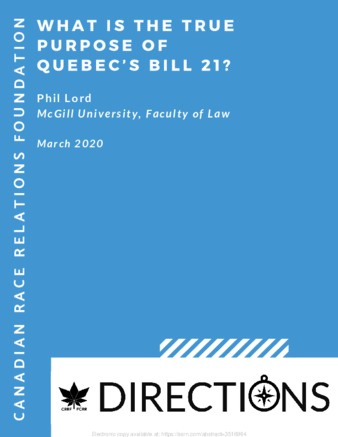 What Is the True Purpose of Quebec's Bill 21? thumbnail