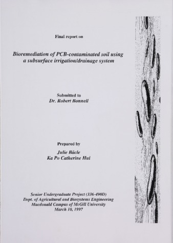 Biroremediation of PCB-Contaminated Soil Using a Subsurface Irrigation/Drainage System thumbnail