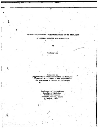 Interaction of central neurotransmitters in the regulation of adrenal dopamine beta-hydroxylase thumbnail